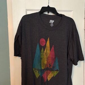 Zion Canyon Gray Graphic T-Shirt